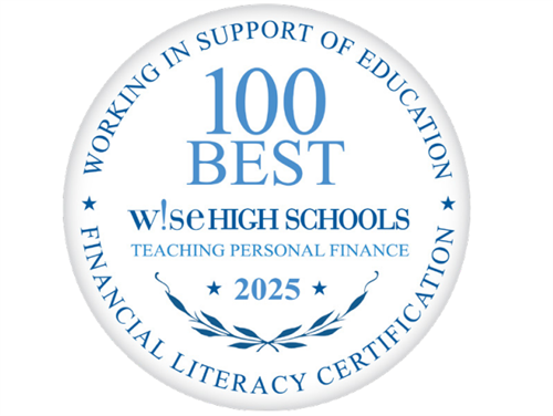 100 Best Wise High Schools Teaching Personal Finance 2025 Working in support of education Financial Literacy Certification